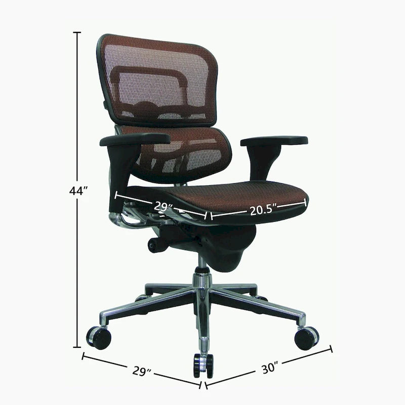 Fauteuil de bureau en maille Ergohuman de Eurotech Seating
