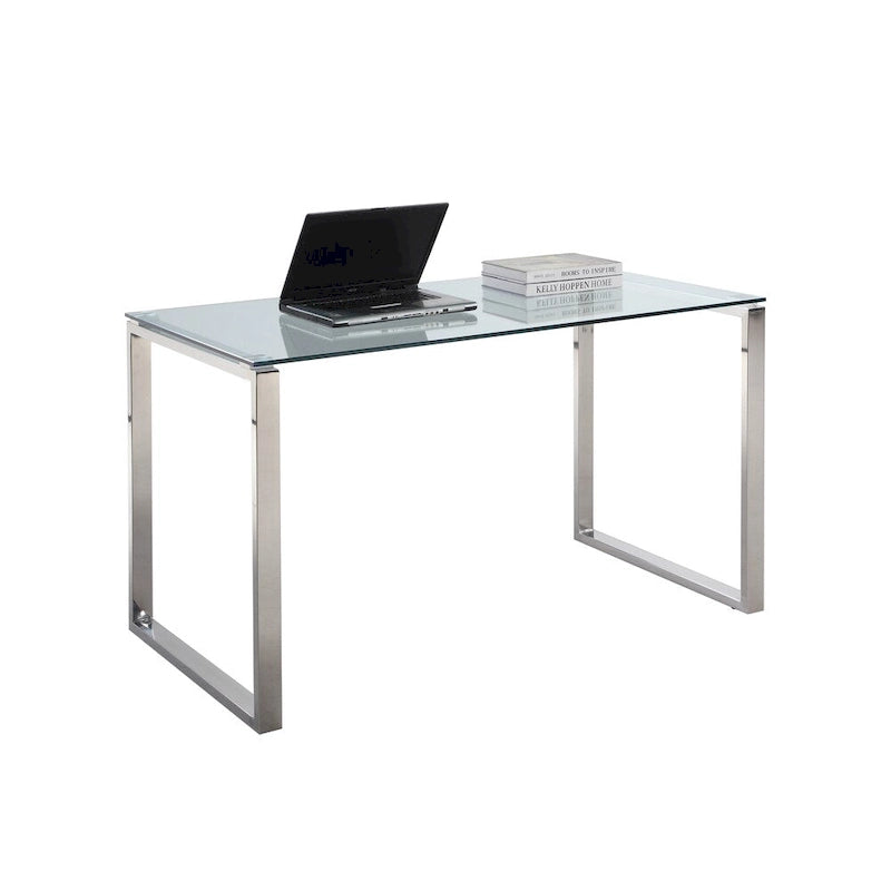 Ensemble de bureau d'ordinateur contemporain en L Somette (ensemble de 3)