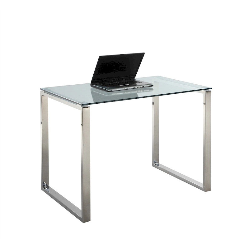 Ensemble de bureau d'ordinateur contemporain en L Somette (ensemble de 3)