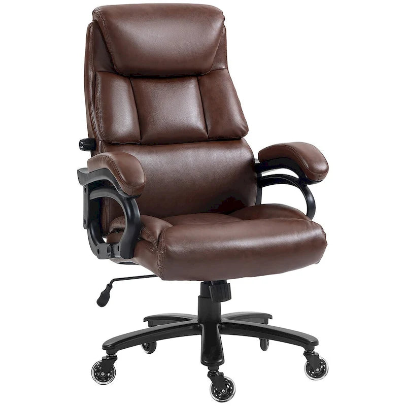Chaise de bureau Vinsetto en cuir PU