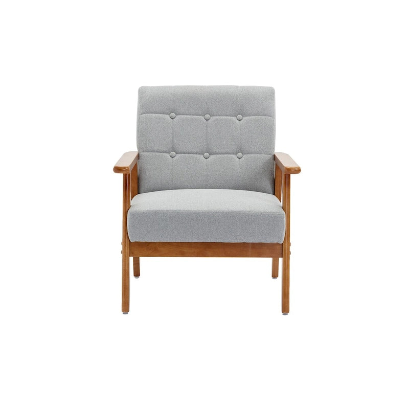 Ensemble de 2 Fauteuils d'Appoint avec Table d'appoint Fauteuil pour Salon Chambre Bureau - 78cm(H) * 64.5cm(L) * 71cm(P)