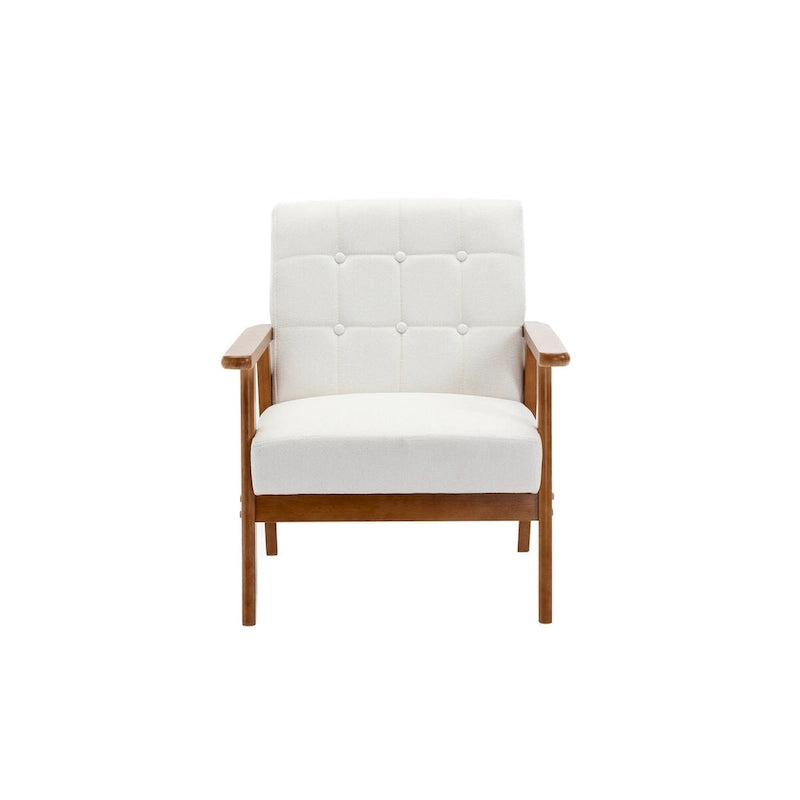 Ensemble de 2 Fauteuils d'Appoint avec Table d'appoint Fauteuil pour Salon Chambre Bureau - 78cm(H) * 64.5cm(L) * 71cm(P)