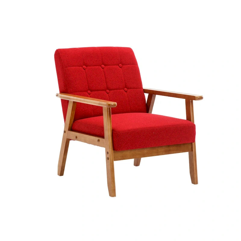 Ensemble de 2 Fauteuils d'Appoint avec Table d'appoint Fauteuil pour Salon Chambre Bureau - 78cm(H) * 64.5cm(L) * 71cm(P)