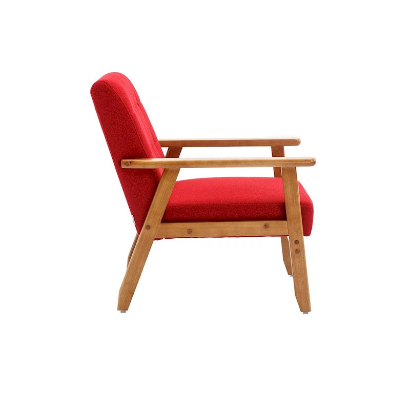 Ensemble de 2 Fauteuils d'Appoint avec Table d'appoint Fauteuil pour Salon Chambre Bureau - 78cm(H) * 64.5cm(L) * 71cm(P)
