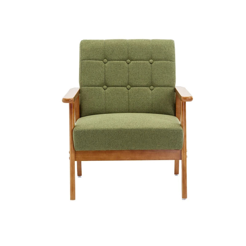Ensemble de 2 Fauteuils d'Appoint avec Table d'appoint Fauteuil pour Salon Chambre Bureau - 78cm(H) * 64.5cm(L) * 71cm(P)