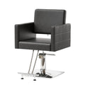 OmySalon Pédale en acier inoxydable recouverte de cuir PVC pour Chaise de coiffure, Équipement de salon de coiffure et de beauté - N/A