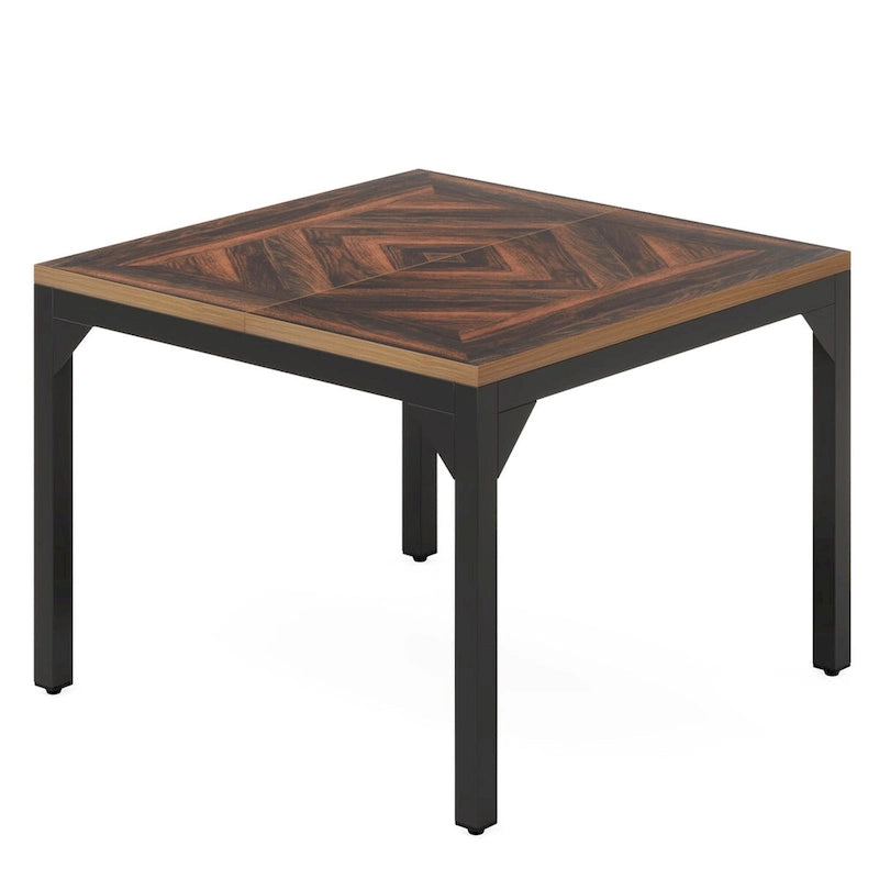 Petite table de conférence, table de réunion carrée pour bureau à domicile - 39,37 L x 39,37 l x 29,52 H