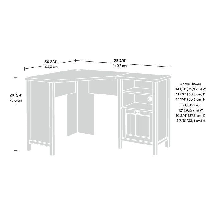 Bureau d'angle Costa Chc