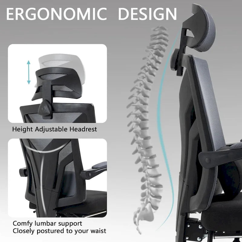 Chaise pivotante de bureau à domicile