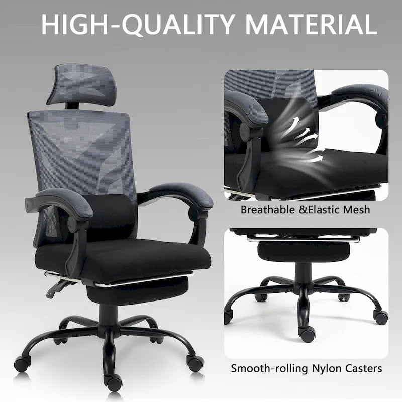 Chaise pivotante de bureau à domicile