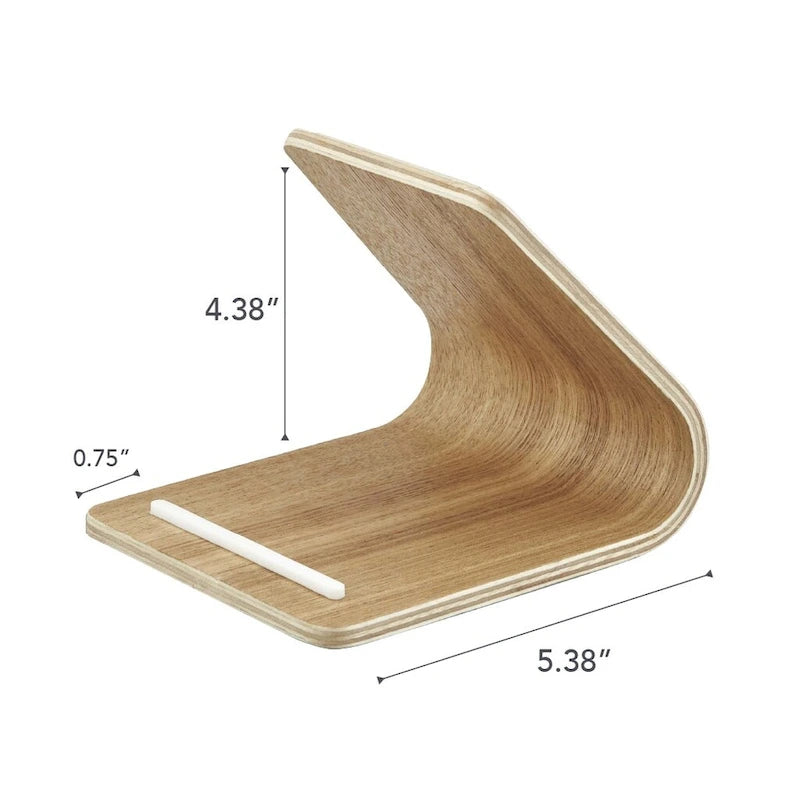 Support à tablette Yamazaki Home, Bois - L 14 x l 12 x H 11,5 cm