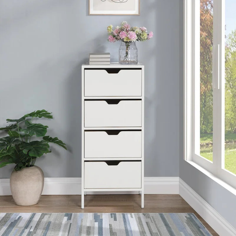 Meuble de rangement d'appoint 4 tiroirs Freeport
