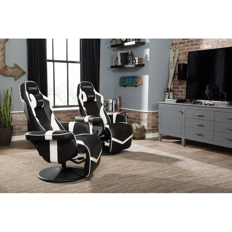 Fauteuil inclinable de jeu RESPAWN 900 - Fauteuil de jeu inclinable avec repose-pieds, Fauteuil inclinable de jeu
