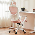 Chaise de bureau ergonomique, Chaise de bureau à dossier haut avec appui-tête, Chaise d'ordinateur pivotante en maille pour bureau à domicile Chaises de bureau