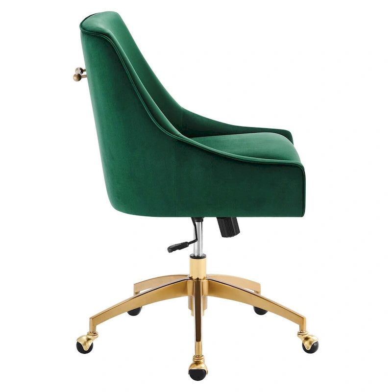 Chaise de bureau Discern Performance en velours