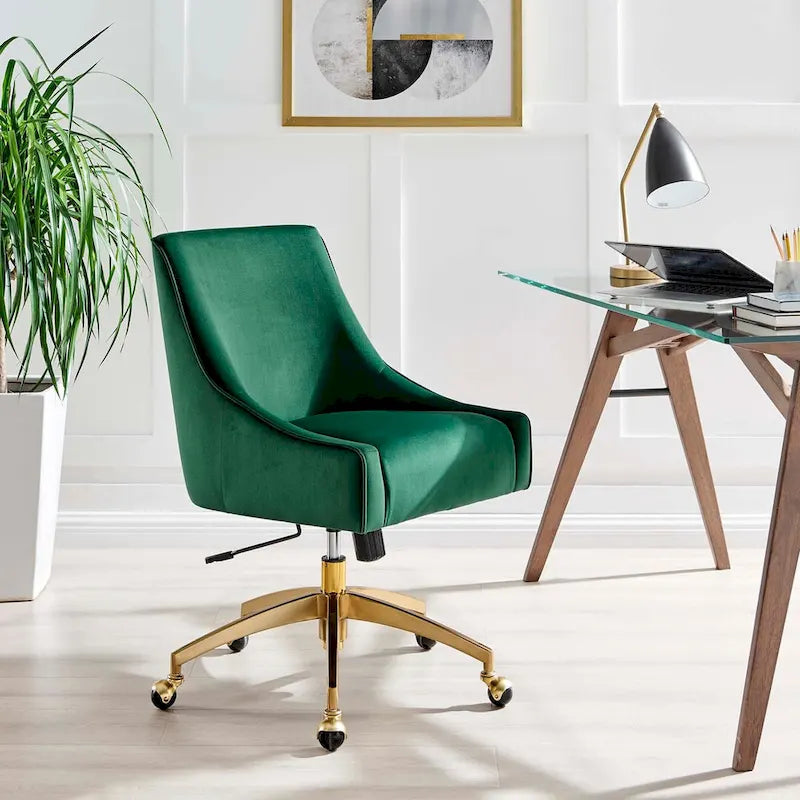 Chaise de bureau Discern Performance en velours