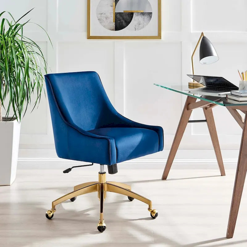 Chaise de bureau Discern Performance en velours