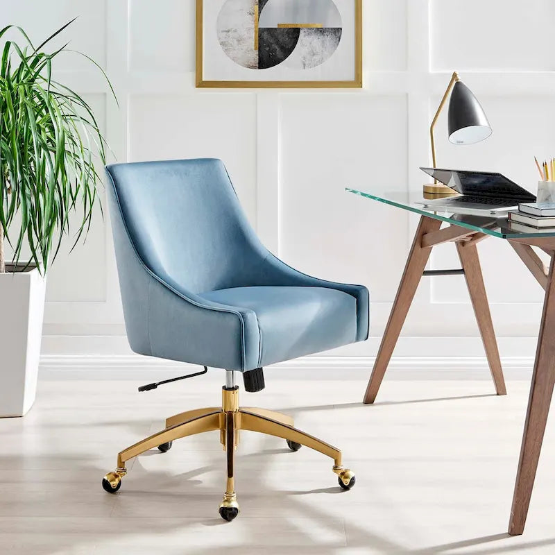Chaise de bureau Discern Performance en velours