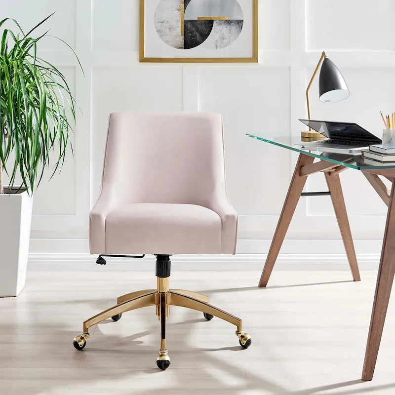 Chaise de bureau Discern Performance en velours