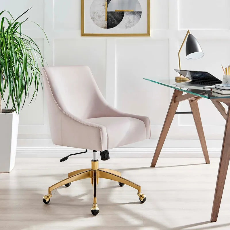 Chaise de bureau Discern Performance en velours
