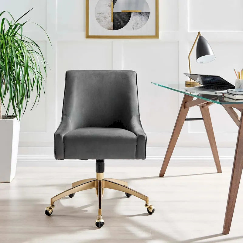 Chaise de bureau Discern Performance en velours