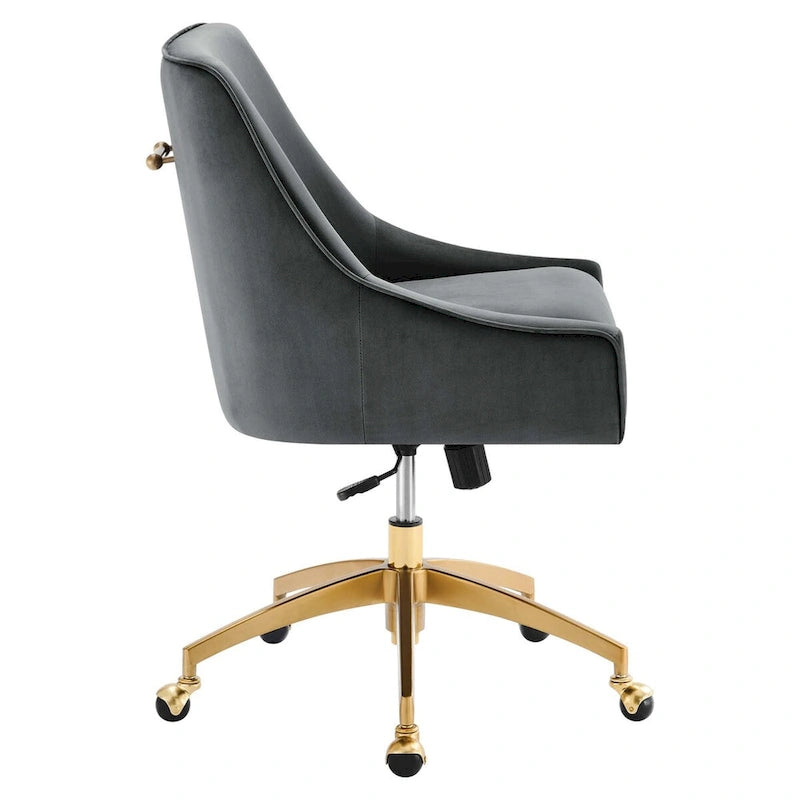 Chaise de bureau Discern Performance en velours