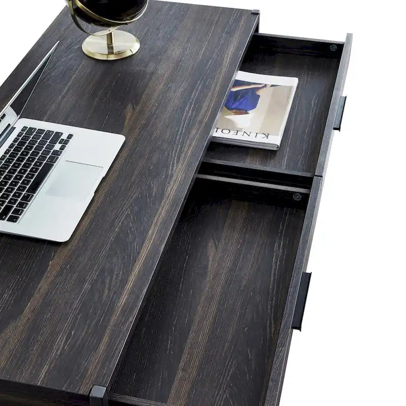 Caffoz Home Office, bureau à 2 tiroirs