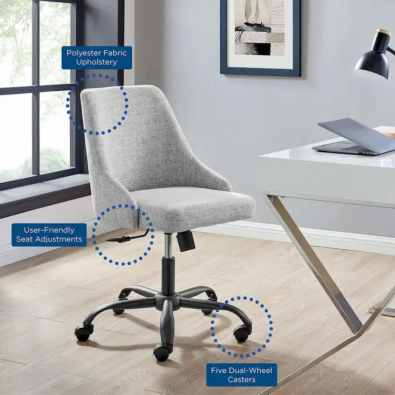 Désigner Chaise de bureau pivotante rembourrée