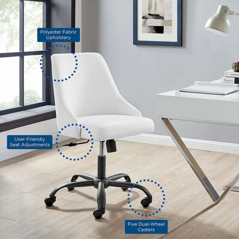 Désigner Chaise de bureau pivotante rembourrée