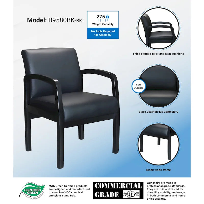 Chaise visiteur Boss NTR (aucun outil requis)