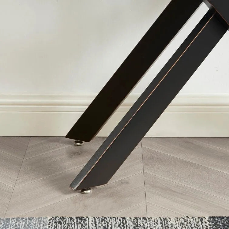 45.3 Table console avec plateau en verre - N/A