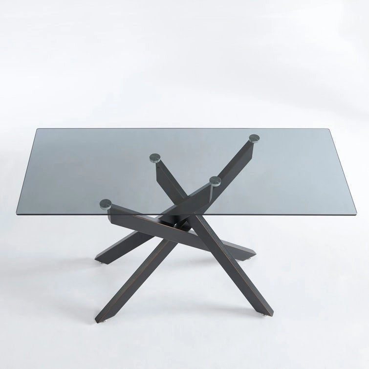 45.3 Table console avec plateau en verre - N/A