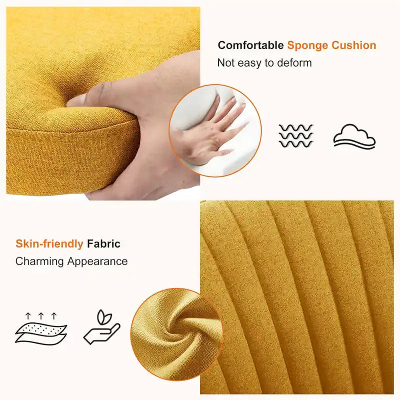 Chaise de bureau à roulettes sans accoudoirs pour petits espaces