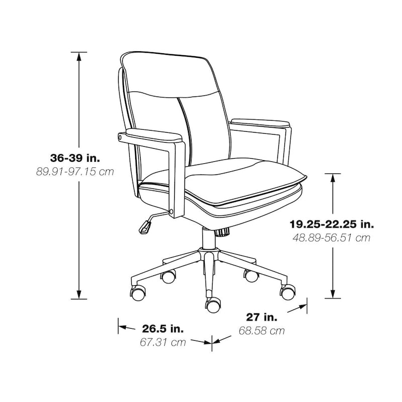 Chaise de bureau Woodlands