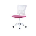 Chaise de bureau ergonomique sans accoudoirs, hauteur réglable, assise en maille