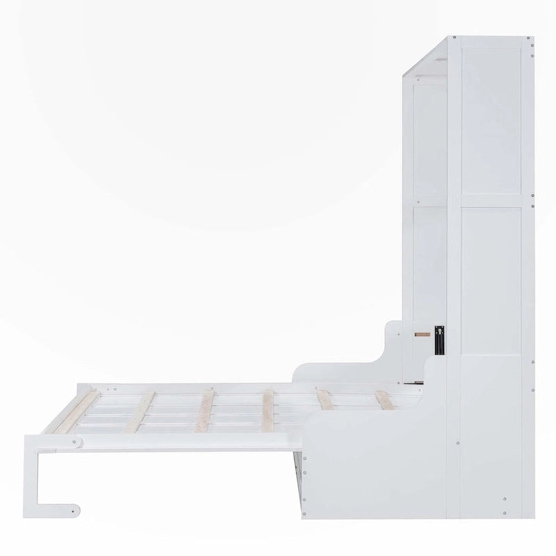 Lit mural escamotable Queen Size avec coussin