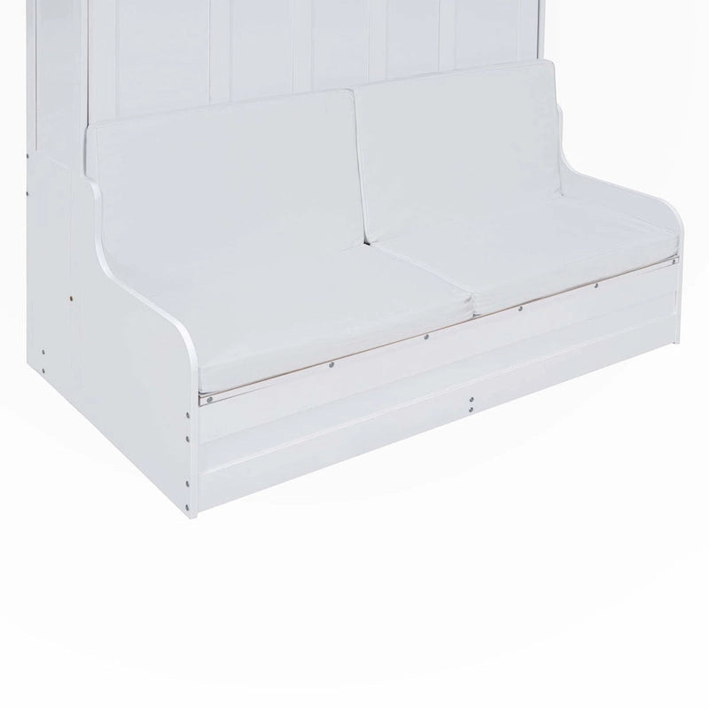 Lit mural escamotable Queen Size avec coussin