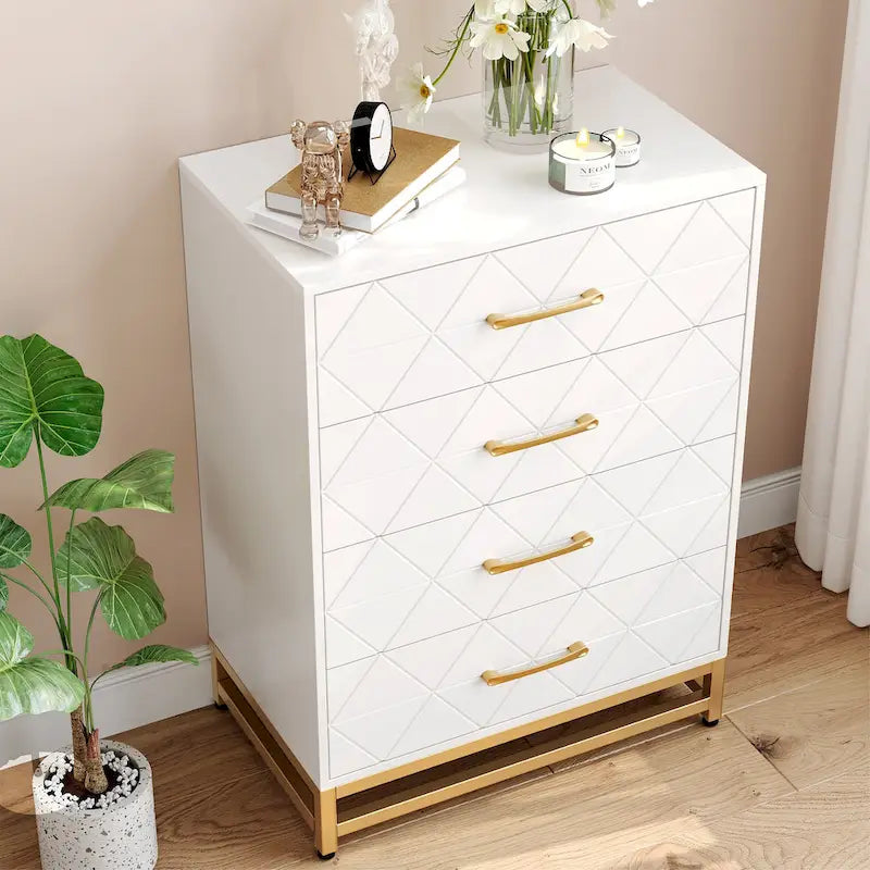 Commode de chambre à 4 tiroirs