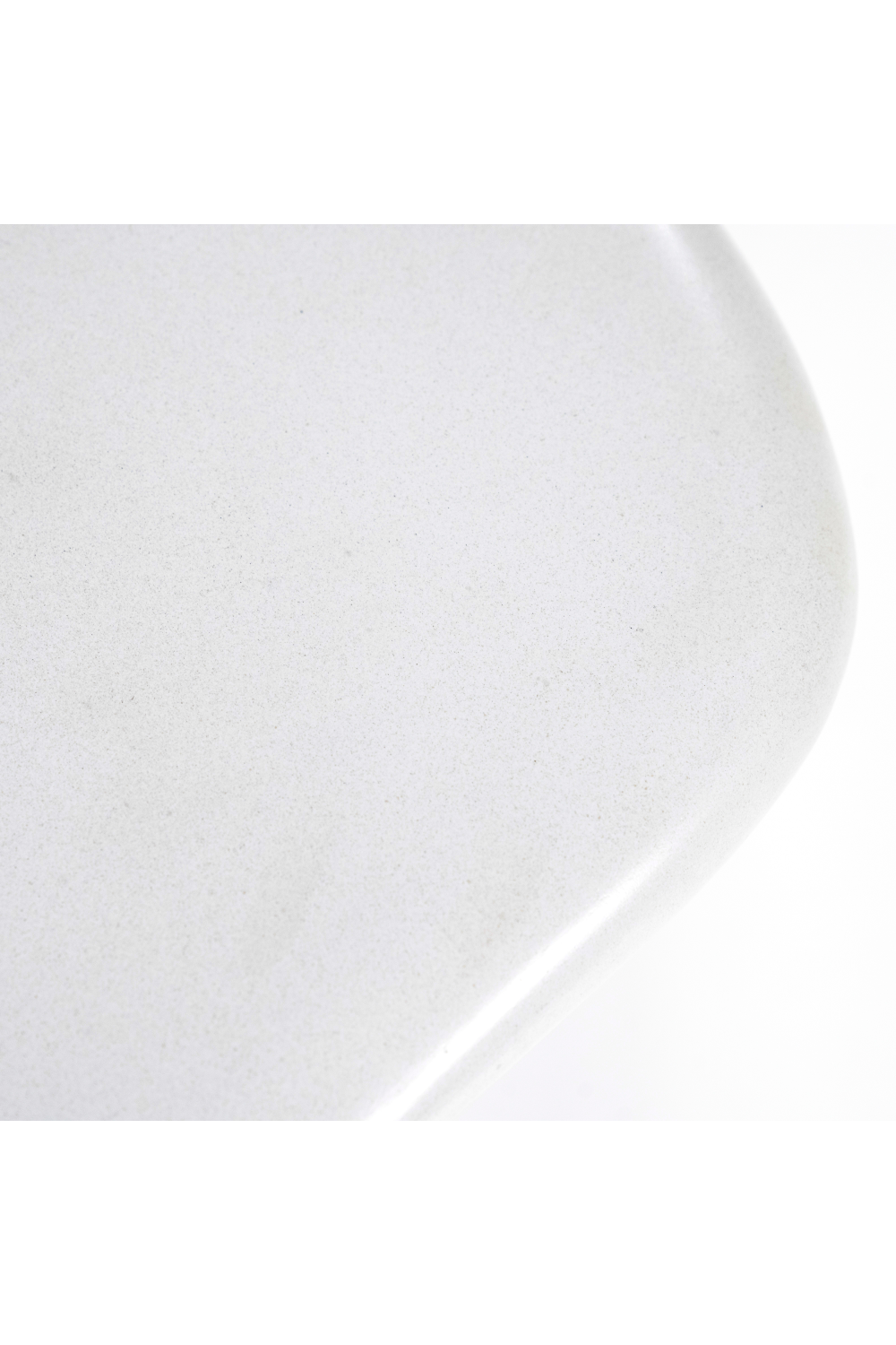 Table basse organique blanche