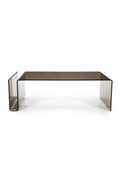 Table basse moderne en verre