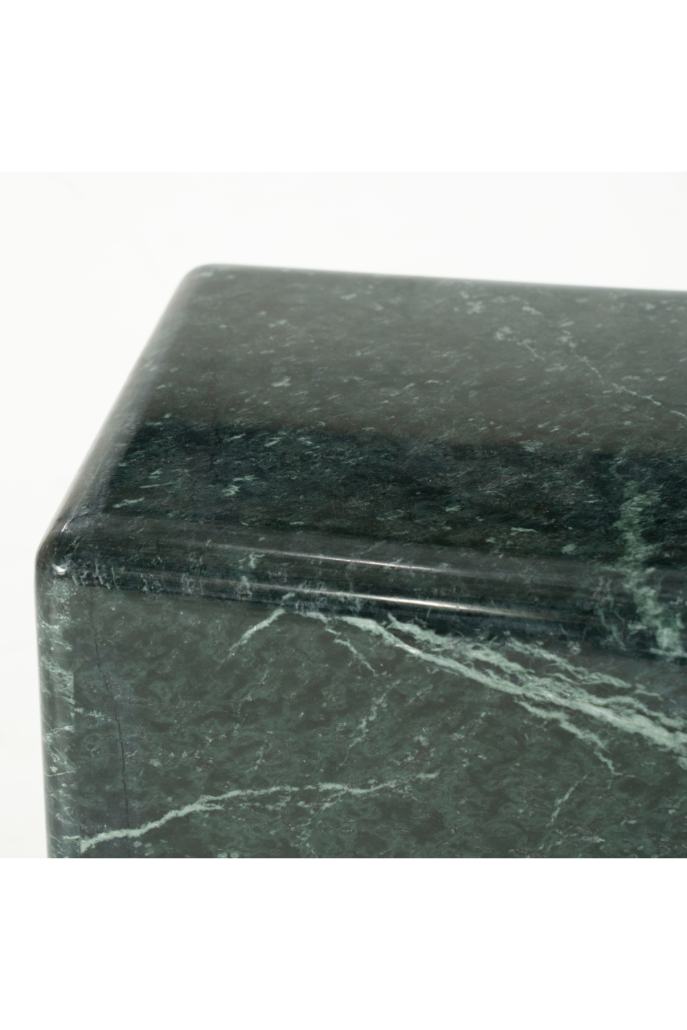 Table d'appoint carrée en marbre poli