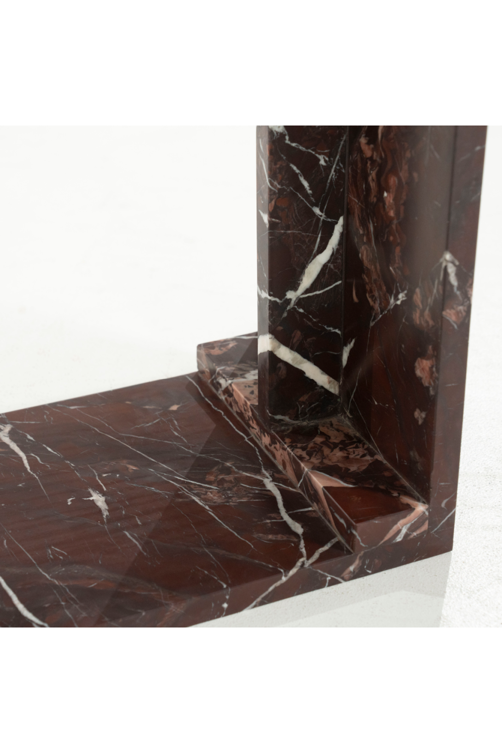 Table d'appoint en marbre poli