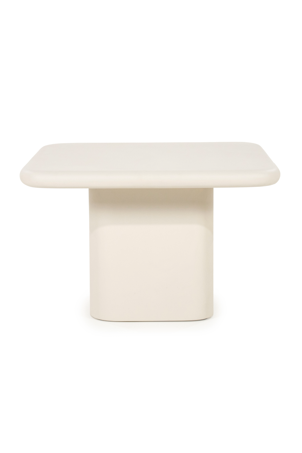 Table d'appoint en ciment laqué