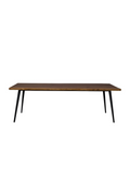 Table de salle à manger rectangulaire XL en noyer