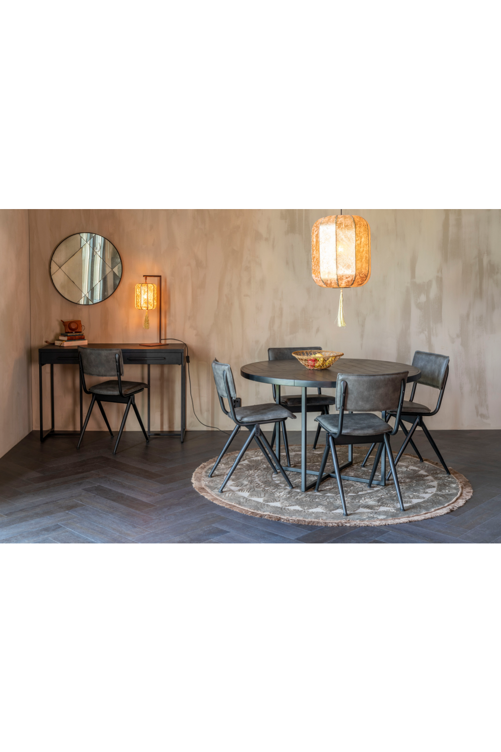 Table de salle à manger ronde en acacia