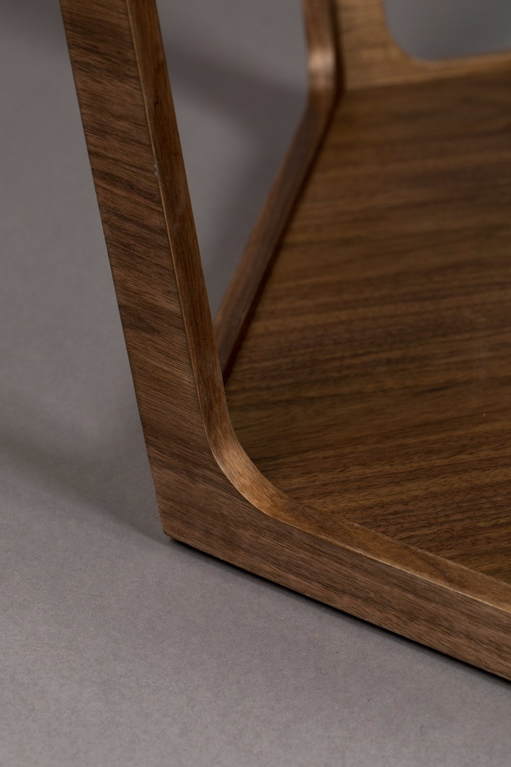 Table basse hexagonale en verre