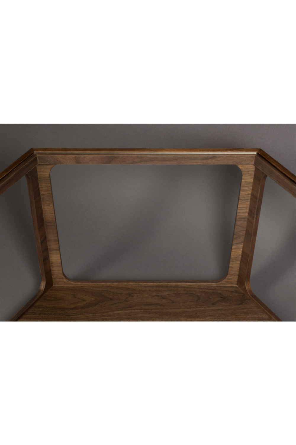 Table basse hexagonale en verre