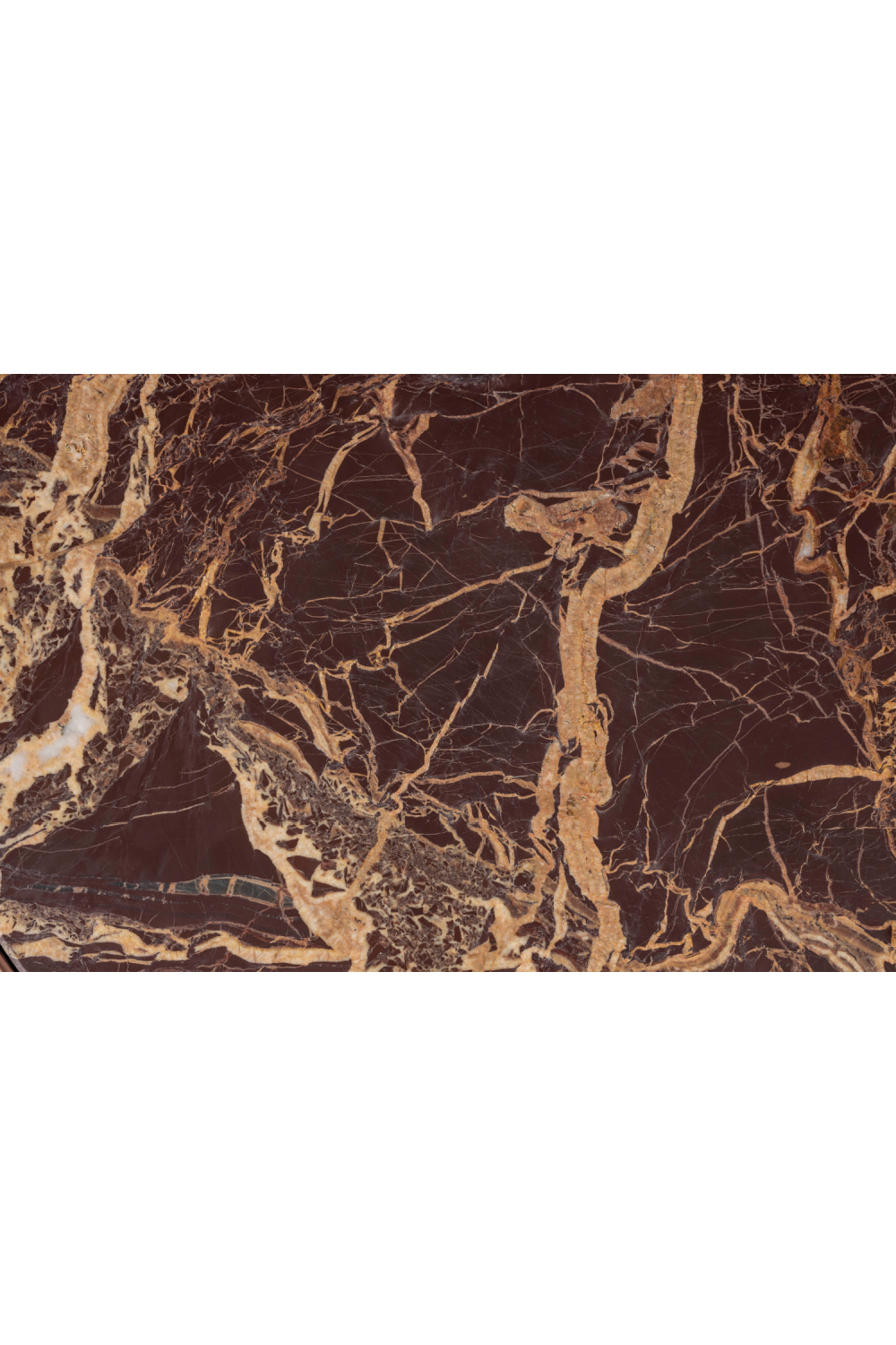 Table d'appoint en marbre brun