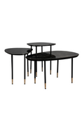 Tables d'appoint en fer noir (3)