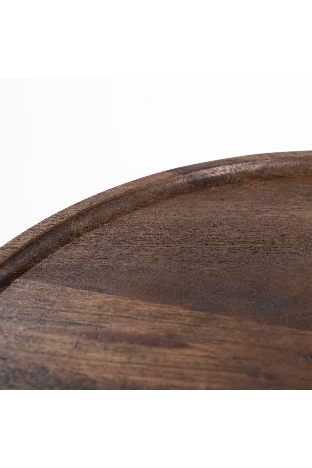 Table basse piédestal en bois